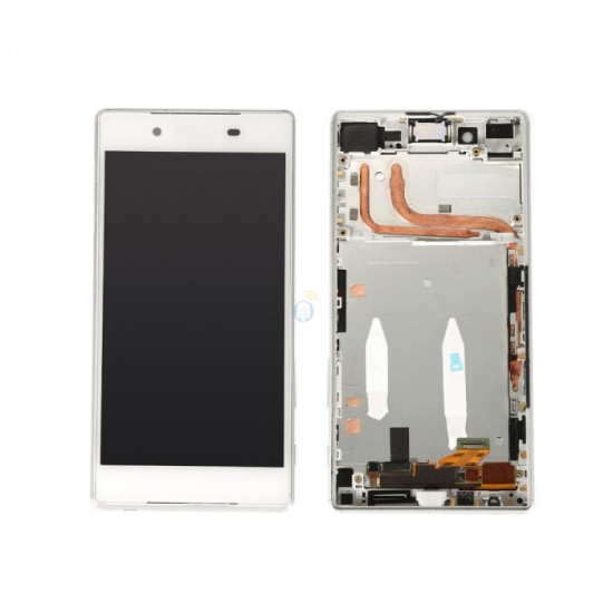 TOUCH+DISPLAY COM FRAME SONY XPERIA Z5 E6653 BRANCO